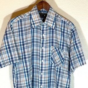 Vintage JCPenny Short Sleeve Plaid Shirt.